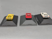Modellautos 1:87 Herpa Ferrari 3-tlg Set 2x Testarossa 1x 348ts mit Vitrinen