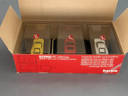 Modellautos 1:87 Herpa Ferrari 3-tlg Set 2x Testarossa 1x 348ts mit Vitrinen