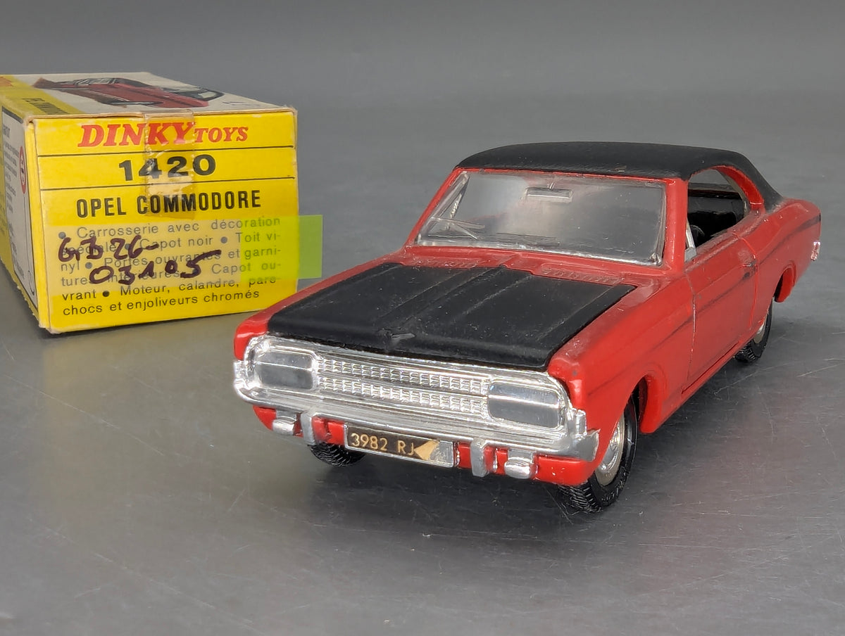 Modellauto 1:43 Dinky Toys 1420 heute Mattel Opel Commodore mirt OVP
