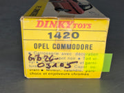 Modellauto 1:43 Dinky Toys 1420 heute Mattel Opel Commodore mirt OVP