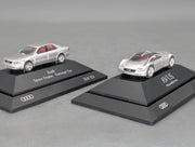 Modellautos 1:87 Rietze Audi 2-tlg Set Space Frame CC und AVUS Quattro in Dealer OVP