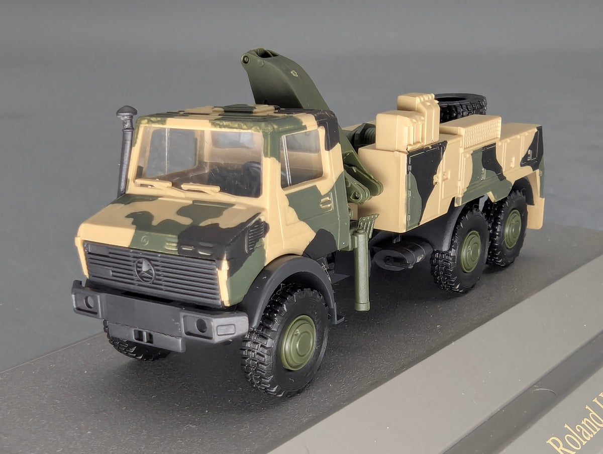 LKW Modell HO 1:87 Roco Minitanks 875 Unimog U 2450 L 6x6 Bergefahrzeug mit OVP