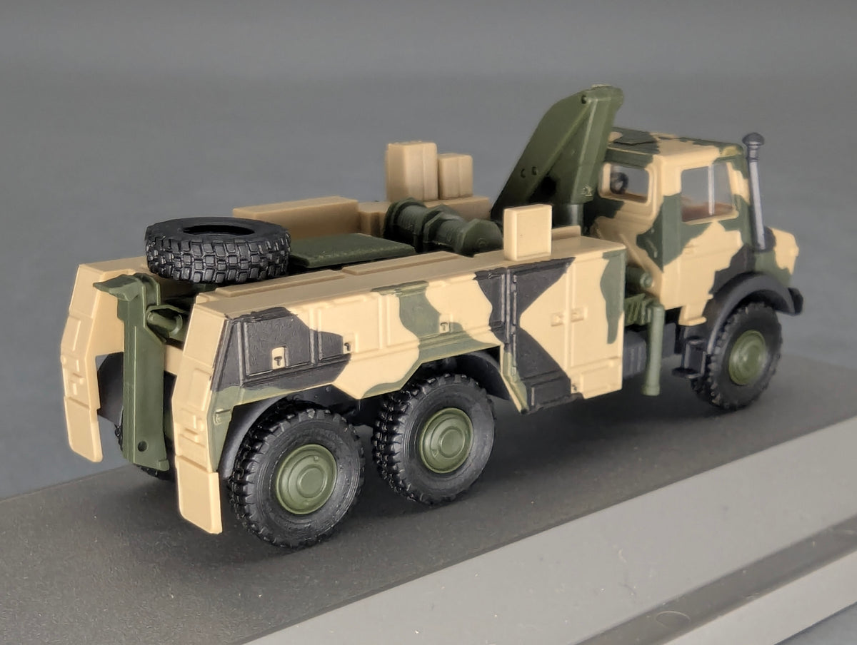 LKW Modell HO 1:87 Roco Minitanks 875 Unimog U 2450 L 6x6 Bergefahrzeug mit OVP