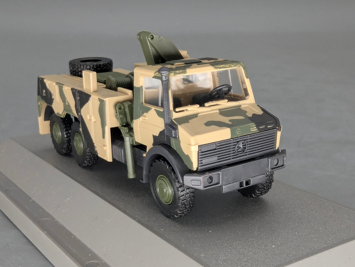 LKW Modell HO 1:87 Roco Minitanks 875 Unimog U 2450 L 6x6 Bergefahrzeug mit OVP