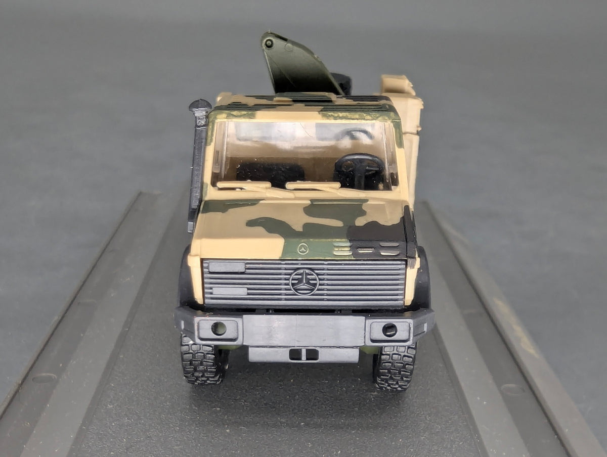 LKW Modell HO 1:87 Roco Minitanks 875 Unimog U 2450 L 6x6 Bergefahrzeug mit OVP