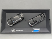 Modellautos 1:87 Herpa Mercedes Benz 190E EVO I + II 2-tlg Set mit Dealer OVP