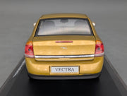 Modellautos 1:43 Schuco Opel Vectra 4-Türer Gold mit Dealer OVP