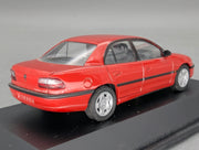 Modellautos 1:43 Schuco Opel Omega B MV6 4-Türer Limousine Rot mit OVP