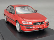 Modellautos 1:43 Schuco Opel Omega B MV6 4-Türer Limousine Rot mit OVP