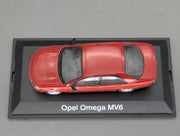 Modellautos 1:43 Schuco Opel Omega B MV6 4-Türer Limousine Rot mit OVP