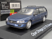 Modellautos 1:43 Schuco Opel Omega B Caravan 2,5 TD Blau Metallic mit OVP