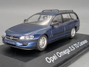 Modellautos 1:43 Schuco Opel Omega B Caravan 2,5 TD Blau Metallic mit OVP