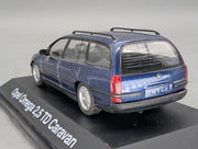 Modellautos 1:43 Schuco Opel Omega B Caravan 2,5 TD Blau Metallic mit OVP
