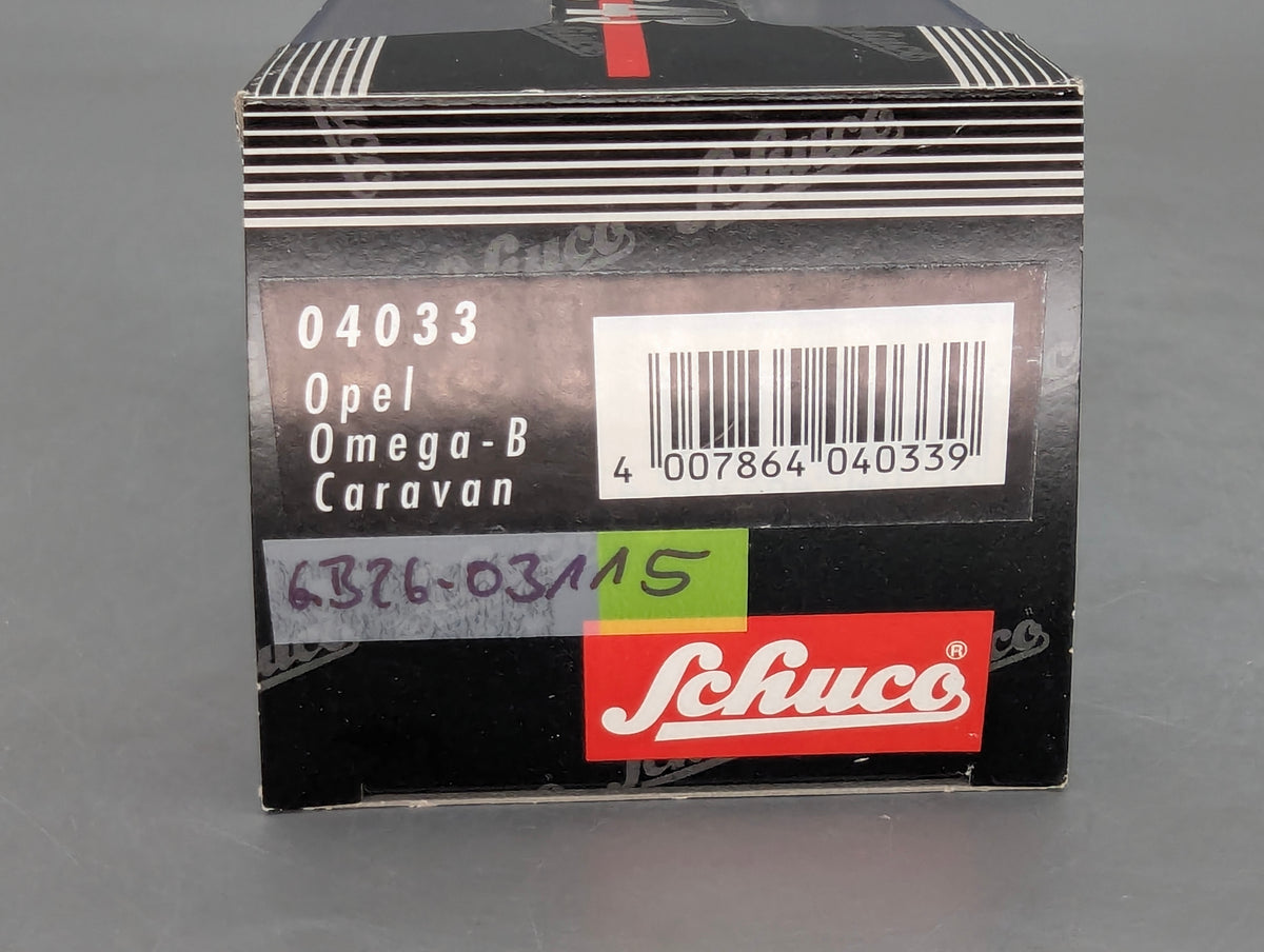 Modellautos 1:43 Schuco Opel Omega B Caravan 2,5 TD Blau Metallic mit OVP