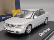 Modellautos 1:43 Schuco Opel Vectra 4-Türer Silber Metallic mit Dealer OVP