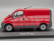 Modellautos 1:43 Minichamps Opel Vivaro Rot mit Dealer OVP