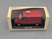 Modellautos 1:43 Minichamps Opel Vivaro Rot mit Dealer OVP