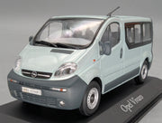Modellautos 1:43 Minichamps Opel Vivaro Silber-Grün mit Dealer OVP