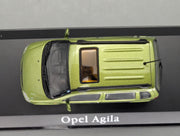 Modellautos 1:43 Minichamps Opel Agila Grün Metallic mit Dealer OVP
