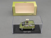 Modellautos 1:43 Minichamps Opel Agila Grün Metallic mit Dealer OVP