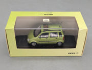 Modellautos 1:43 Minichamps Opel Agila Grün Metallic mit Dealer OVP