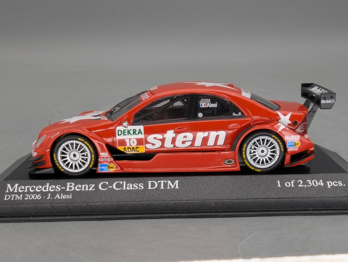 Modellautos 1:43 Minichamps Mercedes Benz C-Class DTM 2006 #10 J. Alesi mit OVP