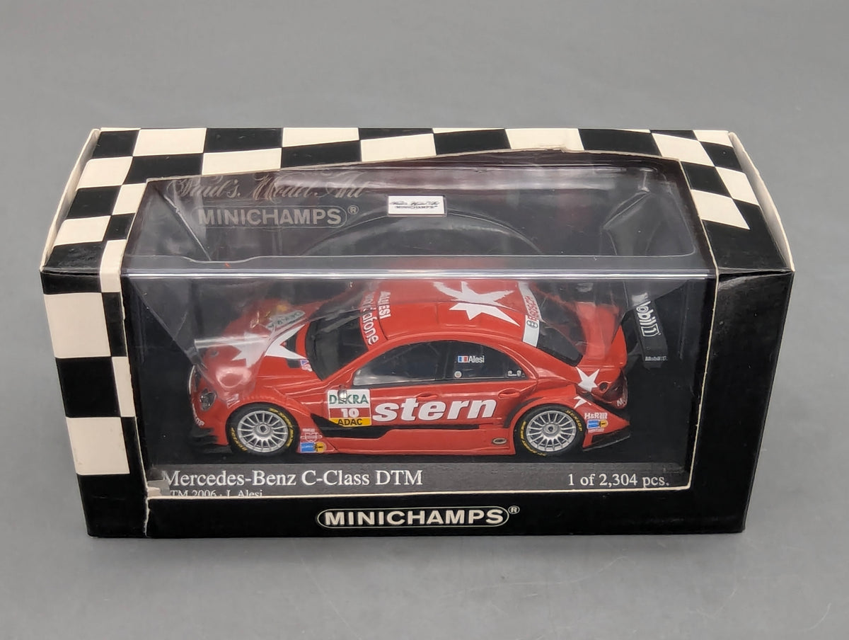 Modellautos 1:43 Minichamps Mercedes Benz C-Class DTM 2006 #10 J. Alesi mit OVP