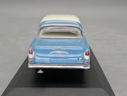 Modellautos 1:43 Minichamps Opel Rekord P1 2-Türer 1958 Blau Weiß mit OVP