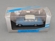 Modellautos 1:43 Minichamps Opel Rekord P1 2-Türer 1958 Blau Weiß mit OVP