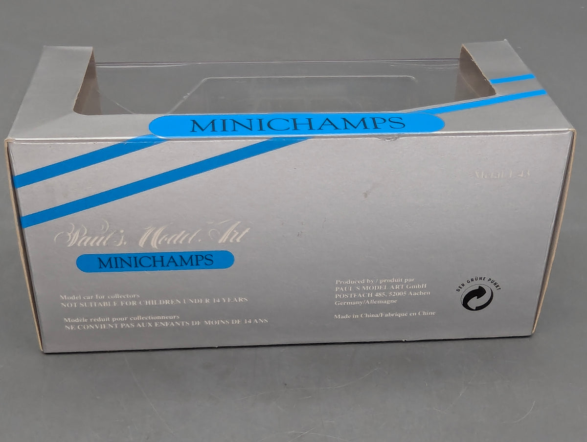 Modellautos 1:43 Minichamps Opel Rekord P1 2-Türer 1958 Blau Weiß mit OVP