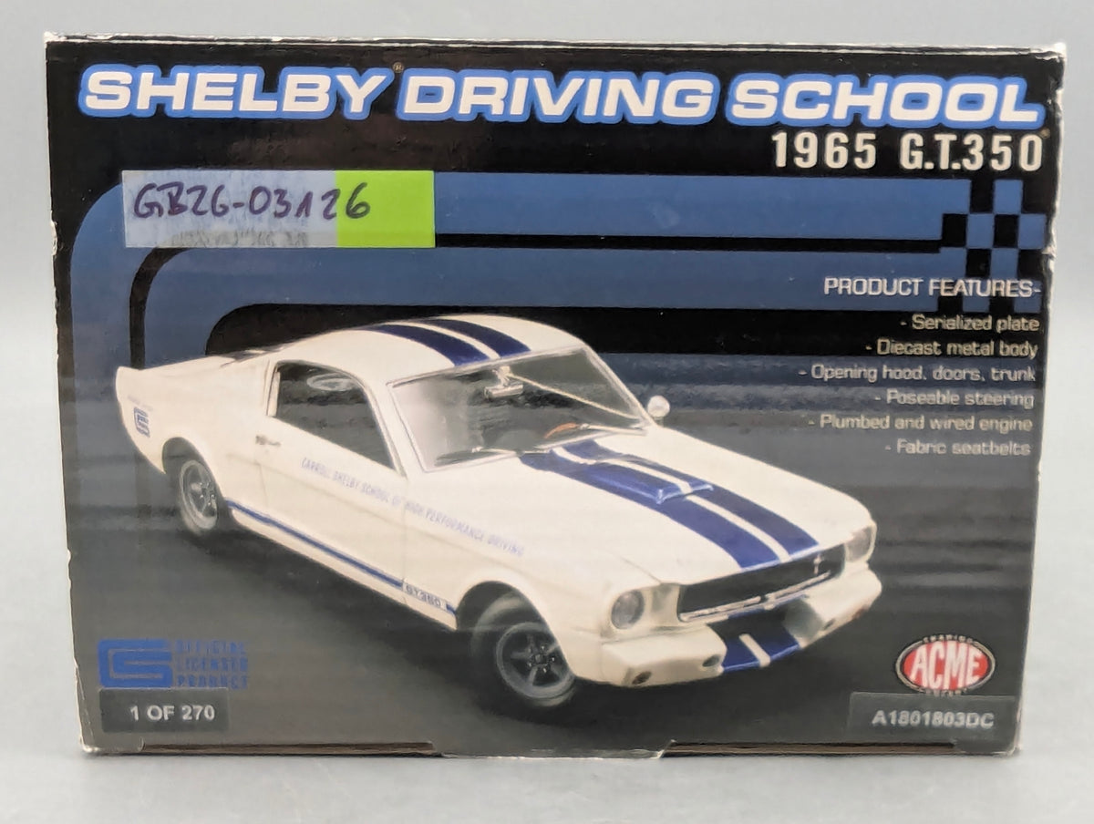 Modellautos 1:18 ACME Shelby Driving School G.T. 350 1965 mit OVP
