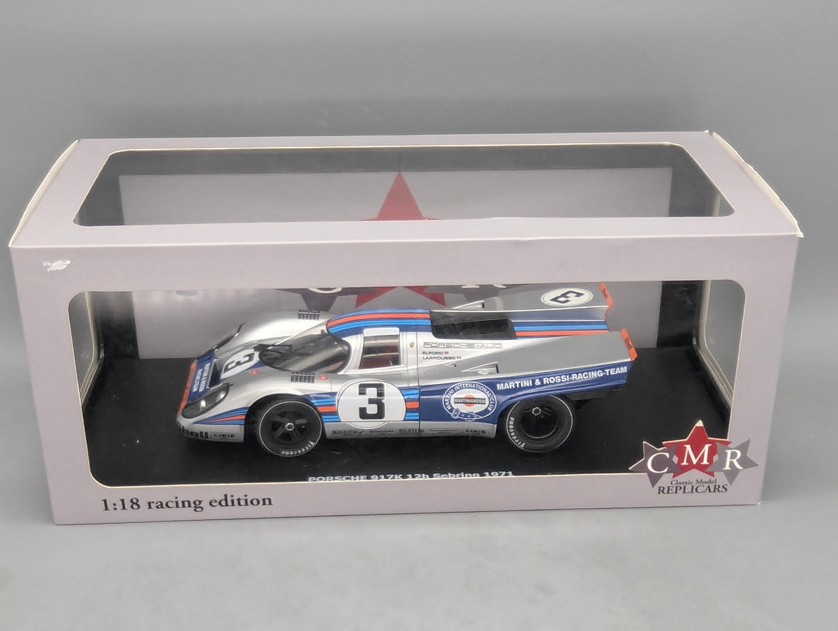 Modellautos 1:18 CMR CMR132 Porsche 917K 12h Sebring 1971 #3 mit OVP
