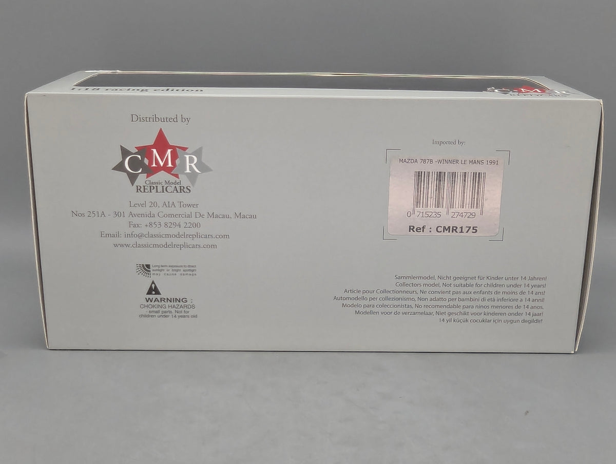 Modellautos 1:18 CMR CMR175 Mazda 787B WINNER Le Mans 1991 #55 mit OVP