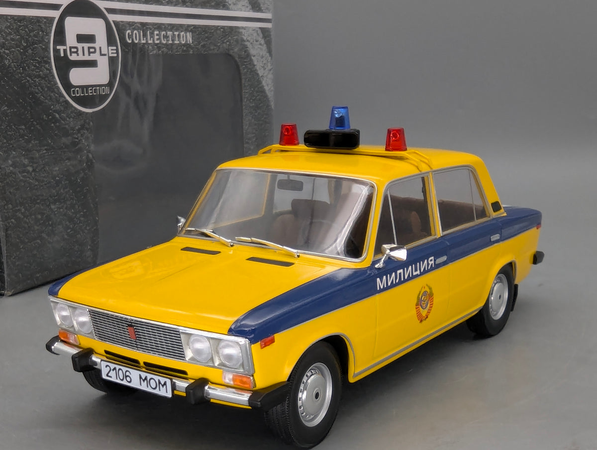 Modellautos 1:18 Triple9 Lada 1600 USSR Police mit OVP