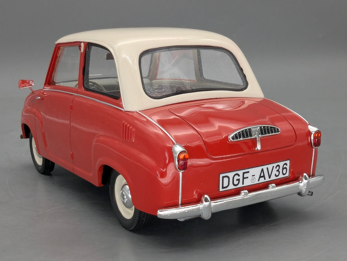 Modellautos 1:18 Schuco Pro.R18 Goggomobil Limousine Rot Weiß mit OVP