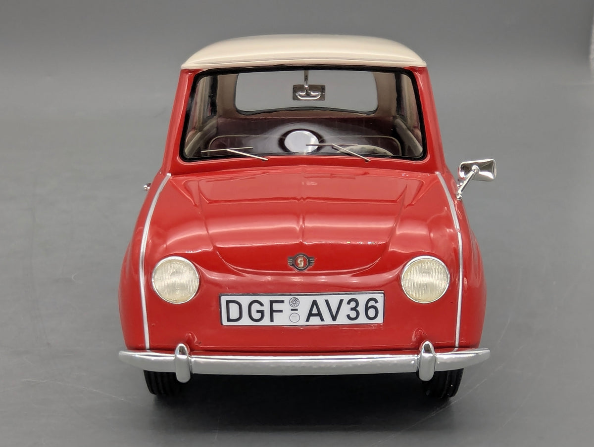 Modellautos 1:18 Schuco Pro.R18 Goggomobil Limousine Rot Weiß mit OVP