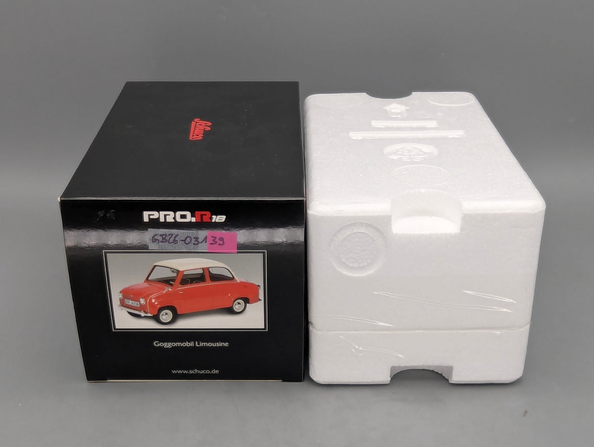 Modellautos 1:18 Schuco Pro.R18 Goggomobil Limousine Rot Weiß mit OVP