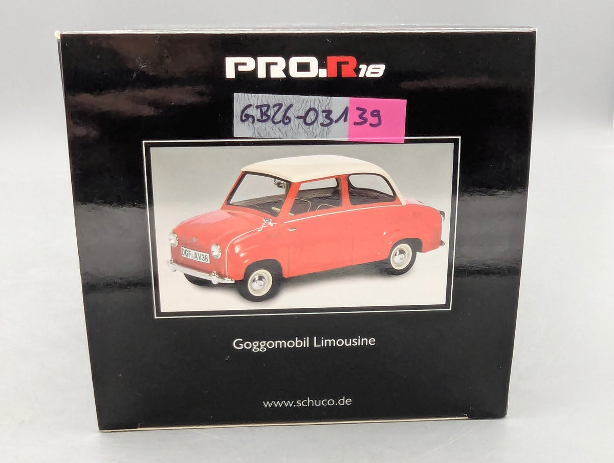 Modellautos 1:18 Schuco Pro.R18 Goggomobil Limousine Rot Weiß mit OVP