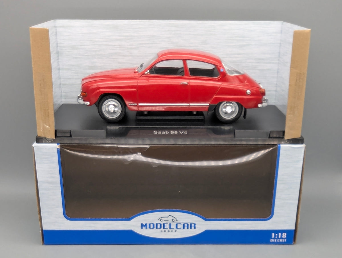 Modellautos 1:18 MCG Modelcar Group 18282 Saab 96 V4 Red mit OVP