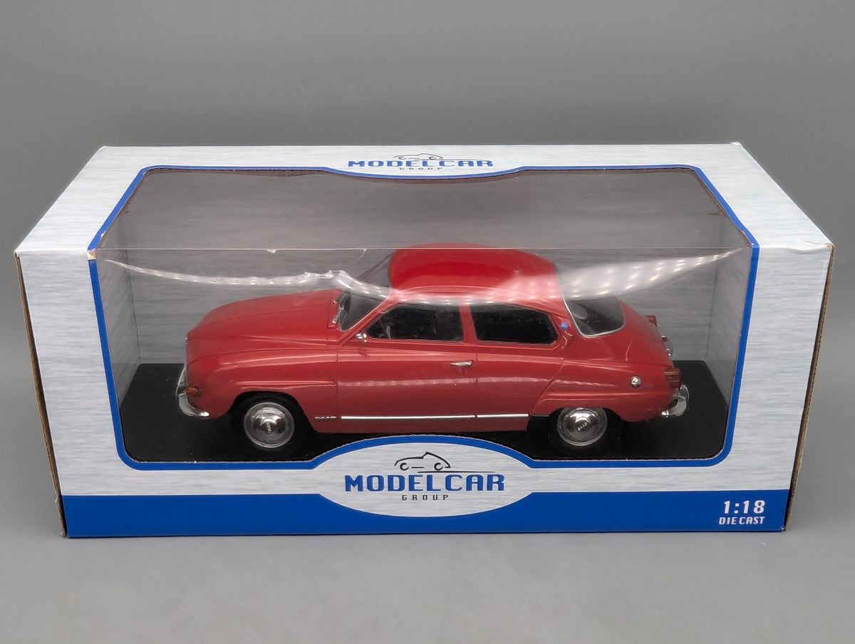 Modellautos 1:18 MCG Modelcar Group 18282 Saab 96 V4 Red mit OVP