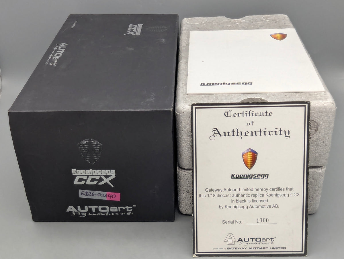 Modellautos 1:18 AUTOart Signature 79002 Koenigsegg CCX mit OVP