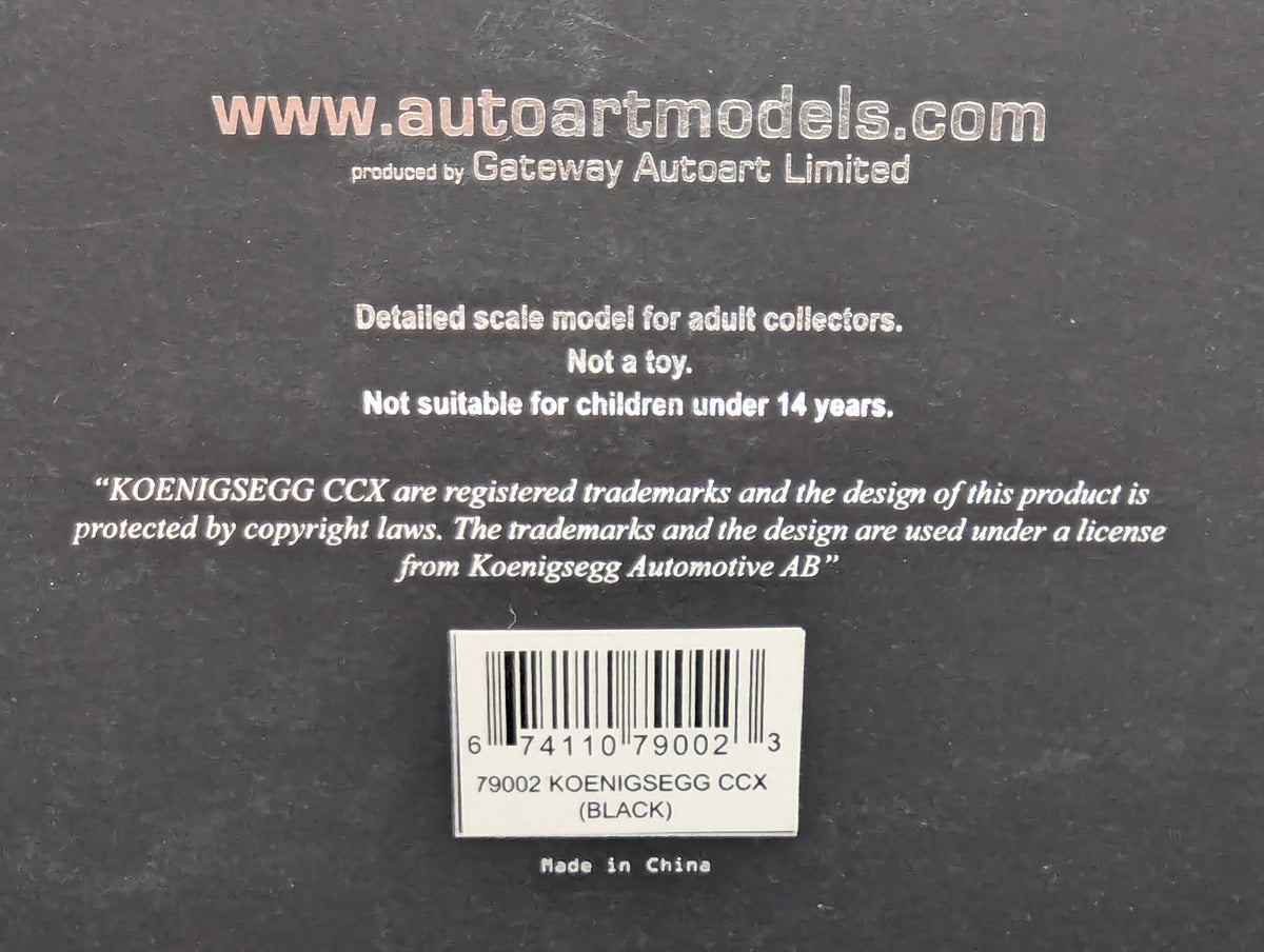 Modellautos 1:18 AUTOart Signature 79002 Koenigsegg CCX mit OVP
