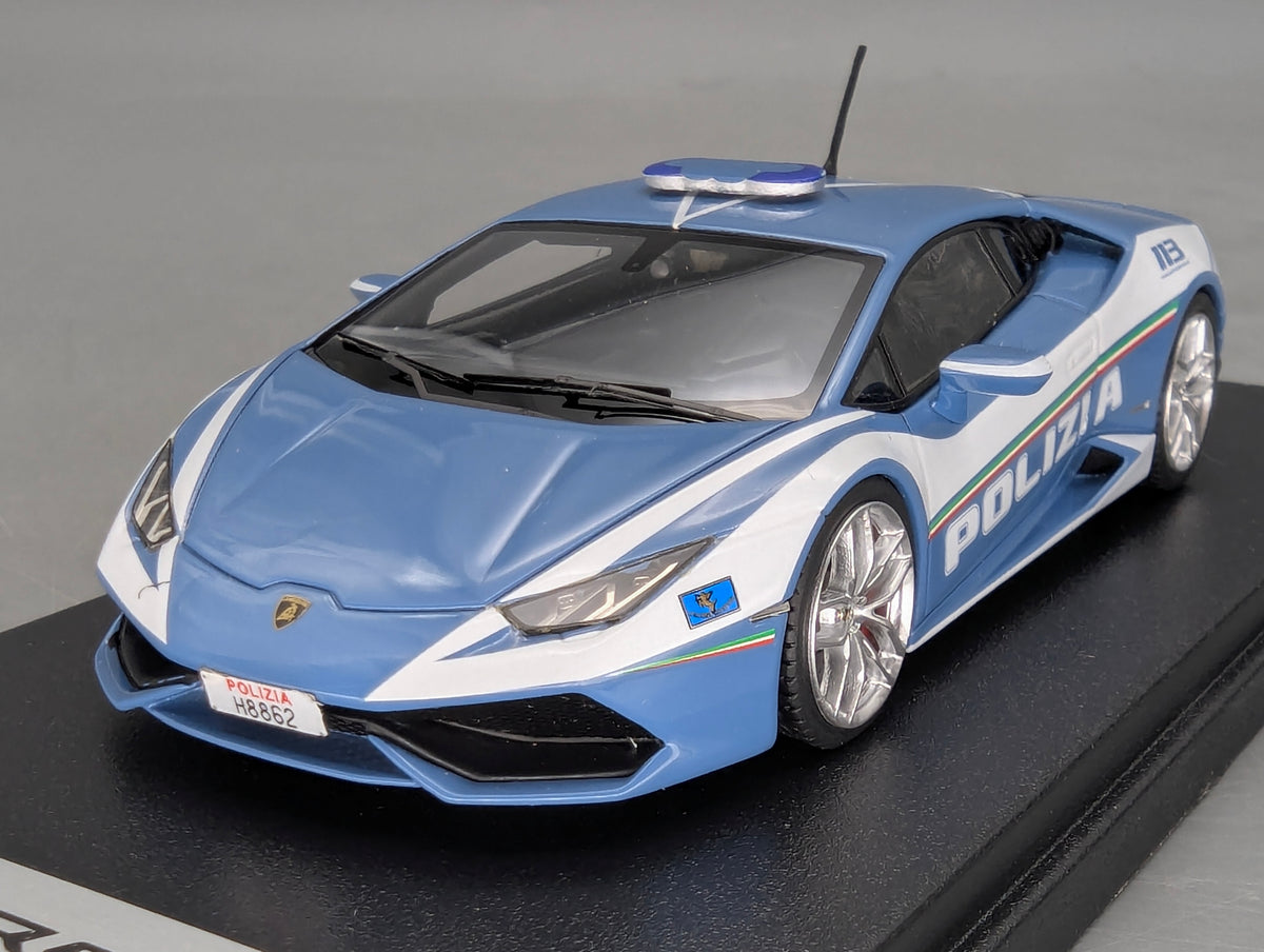 Modellautos 1:43 Looksmart Lamborghini Huracan LP610-4 Polizei mit OVP