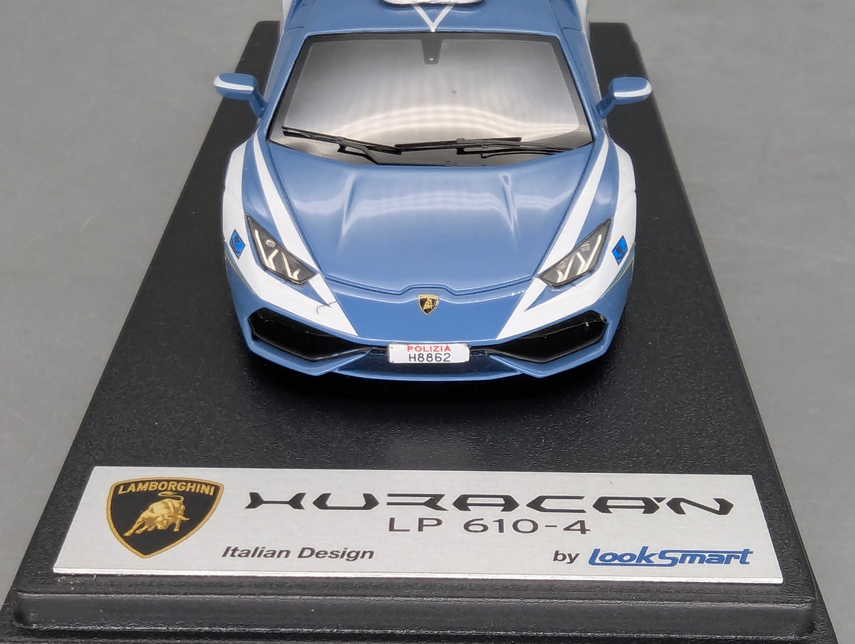 Modellautos 1:43 Looksmart Lamborghini Huracan LP610-4 Polizei mit OVP