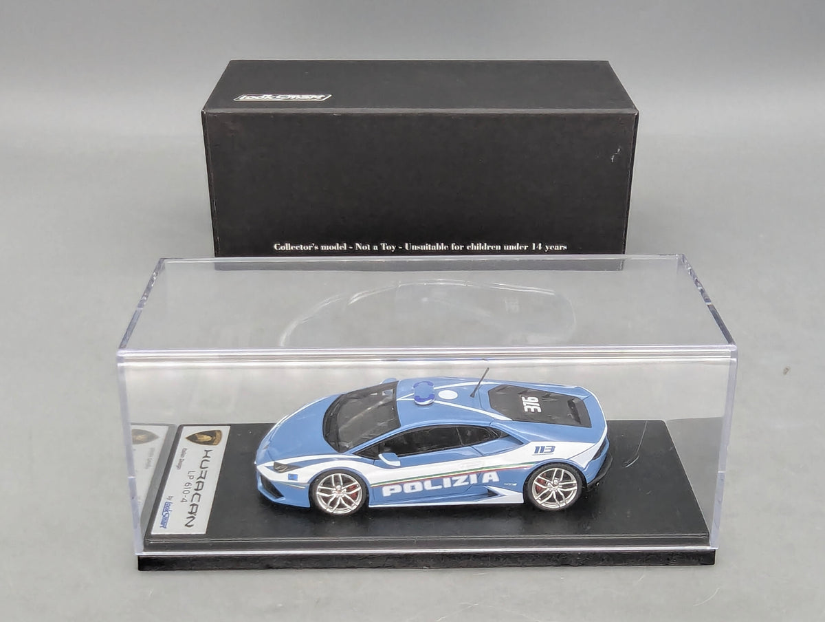 Modellautos 1:43 Looksmart Lamborghini Huracan LP610-4 Polizei mit OVP