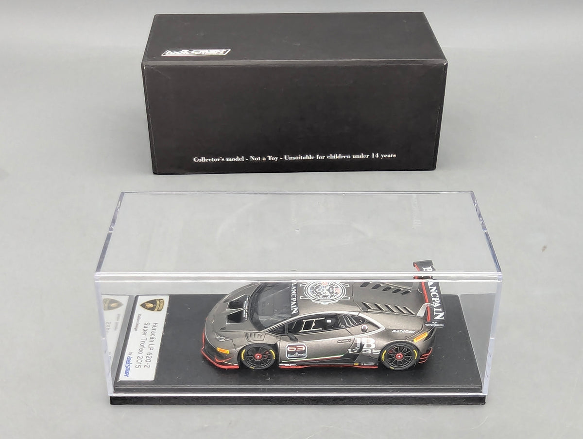 Modellautos 1:43 Looksmart Lamborghini Huracan LP620-2 Super Trofeo #63 mit OVP