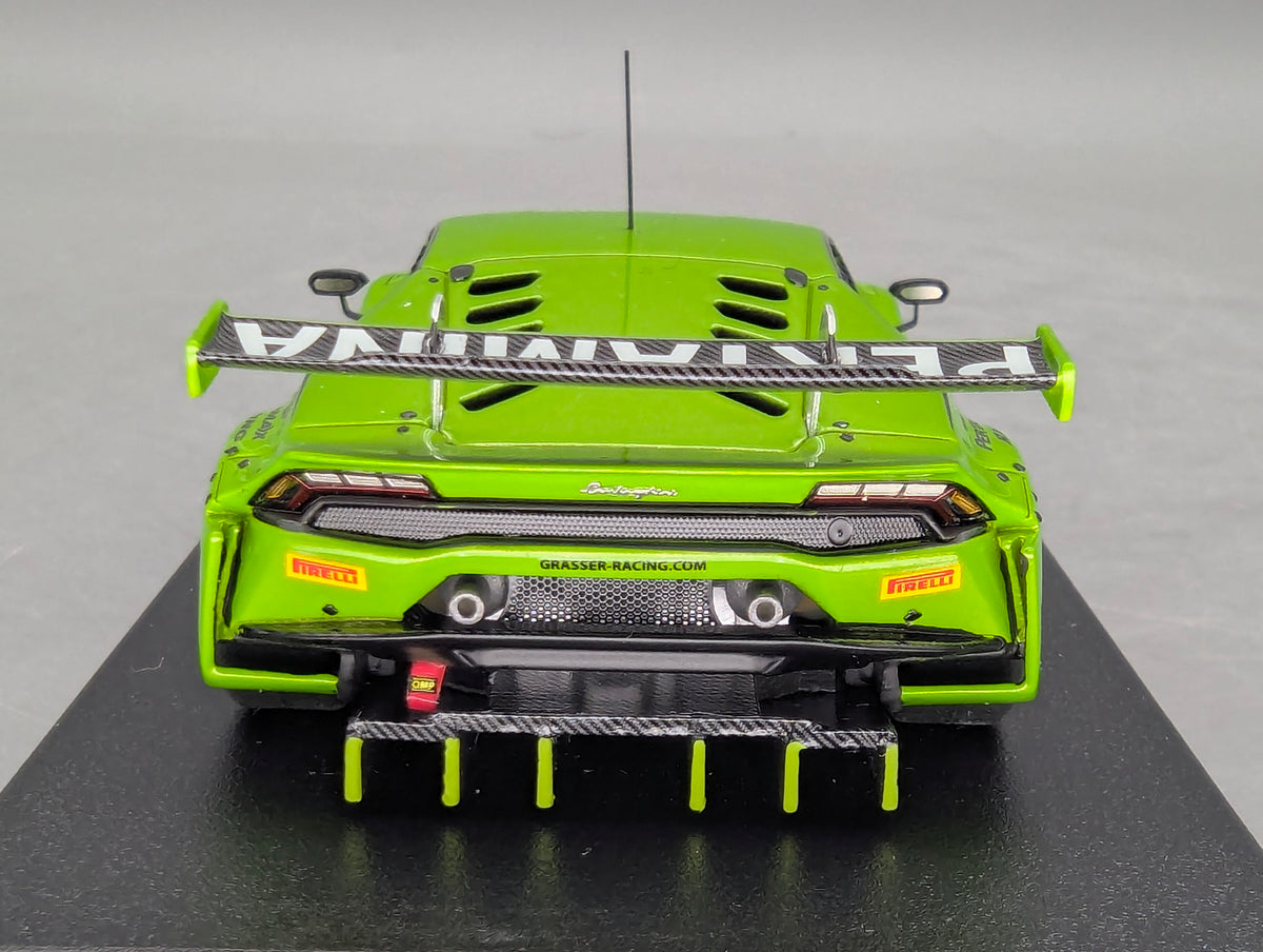 Modellautos 1:43 Looksmart Lamborghini Huracan GT3 #63 Metallic Grün mit OVP