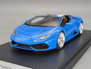 Modellautos 1:43 Looksmart Lamborghini Huracan LP610-4 Spyder Blue Le Mans OVP
