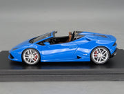 Modellautos 1:43 Looksmart Lamborghini Huracan LP610-4 Spyder Blue Le Mans OVP