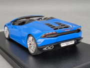 Modellautos 1:43 Looksmart Lamborghini Huracan LP610-4 Spyder Blue Le Mans OVP
